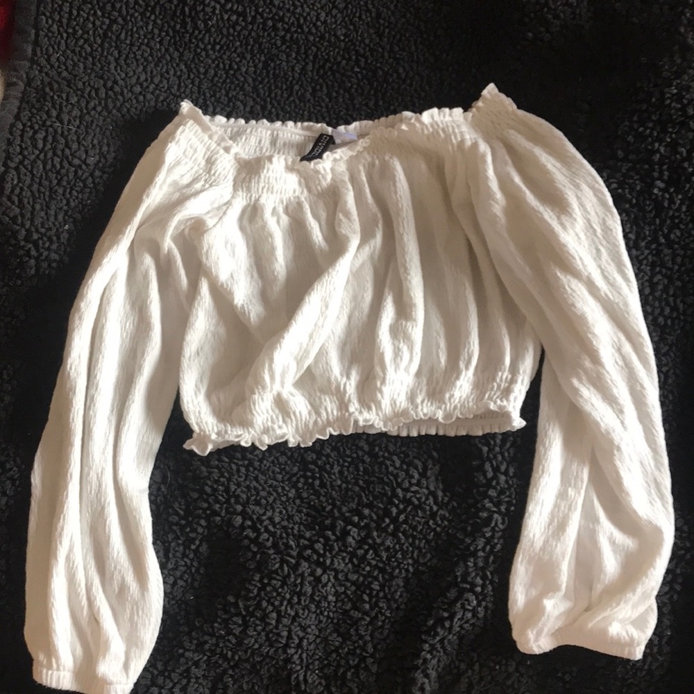 boho cropped blouse